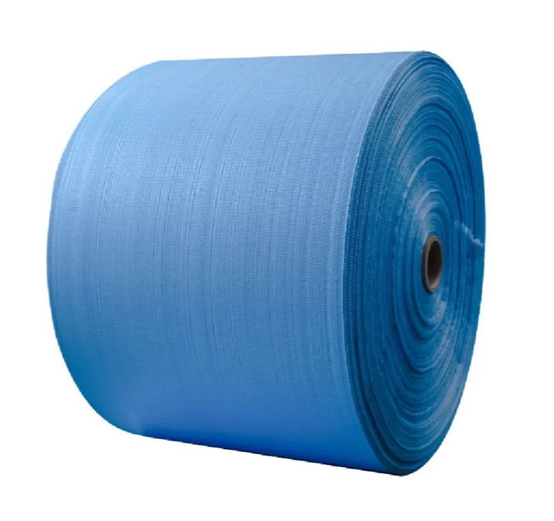Blue HDPE Fabric – Blue HDPE Woven Fabric for Tarpaulin, Bags & Protective Covering, Strong Lightweight Material, Tear Resistant, UV Stabilized, Durable Roll Supply in Multiple GSM